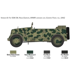 Maquette Voiture Militaire : Fiat 508 CM Coloniale - Italeri