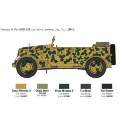 Maquette Voiture Militaire : Fiat 508 CM Coloniale - Italeri