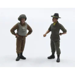 Maquettes aviation : Cobra AH-1G et Bronco OV-10A avec pilotes américains et personnel au sol - ICM