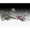 Maquettes avions : Model Set : Messerschmitt Me262 & P-51B Mustang - Revell