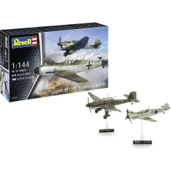 Maquettes Avions Micro Wings : Messerschmitt Bf109E et Junkers Ju87B 1:144 - Revell