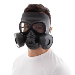 Masque à gaz - adulte - noir - RueDeLaFete