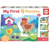 Mes Premiers Puzzles Progressifs de 5 à 8 pièces : Mamans et bébés - Educa