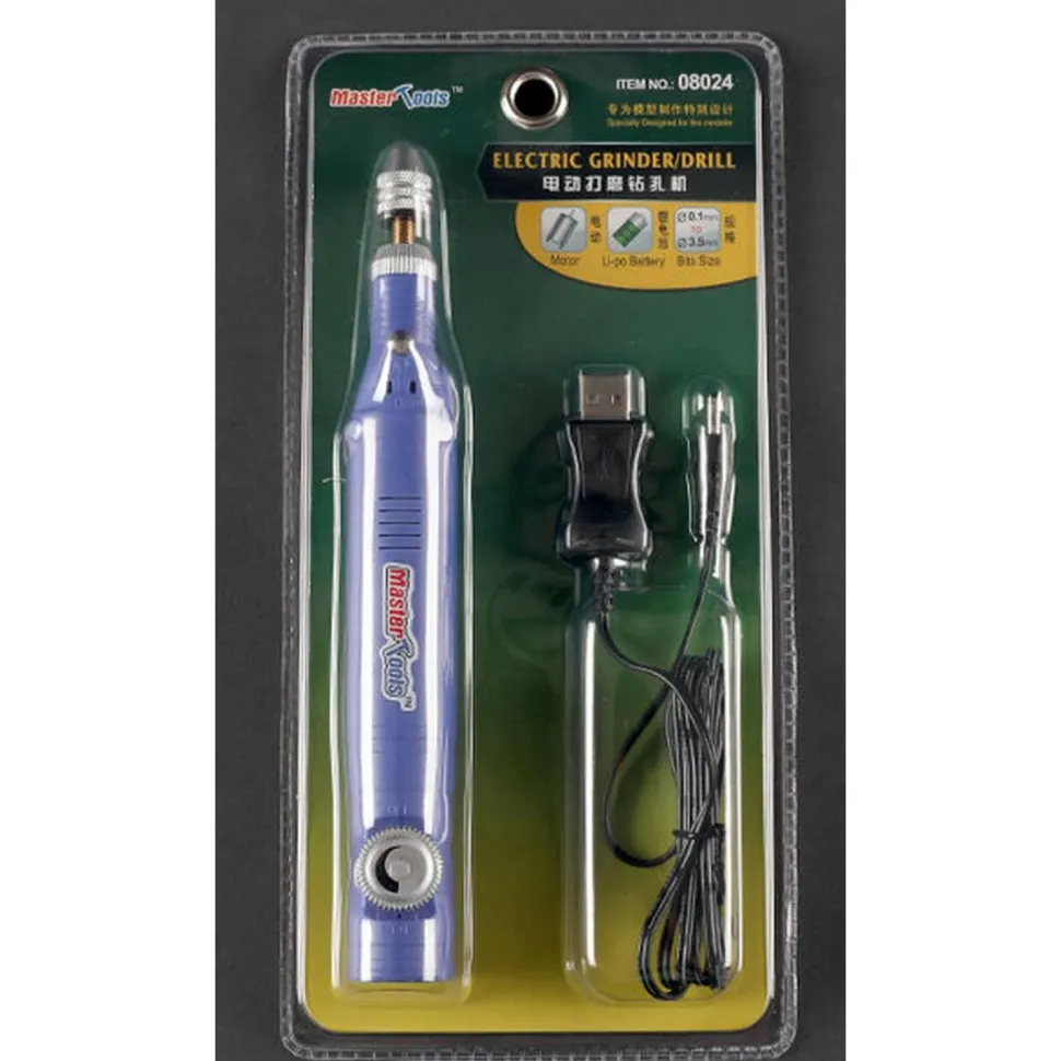 Mini perçeuse /meuleuse électrique rechargeable : Outillage maquettes - Master Tools