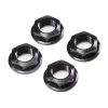 17mm Flanged Wheel Nut, Black (4): Super Rock Rey Losi - Losi - TLR
