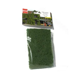 Modélisme : Matériel de flocage : Végétation - Mousse vert moyen - Busch