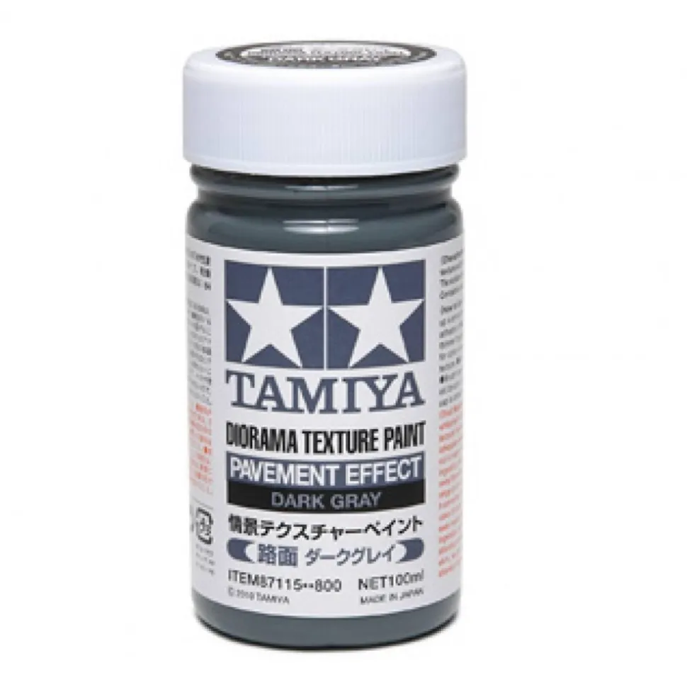 Modélisme : Peinture Effet route gris foncé 100 ml - Tamiya