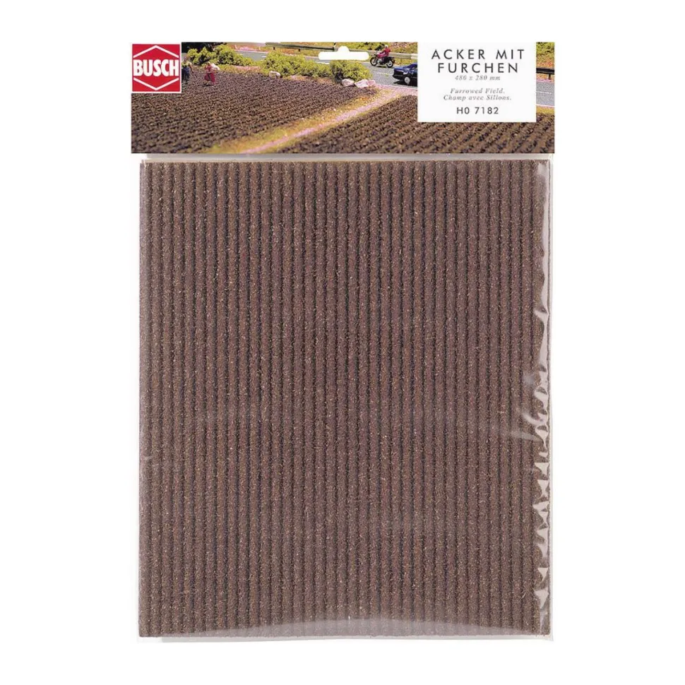 Modélisme : Végétation - Plaque de champ labouré - Busch