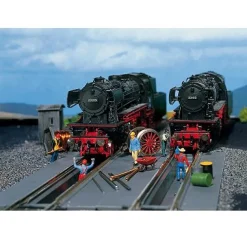 Modélisme ferroviaire HO : 2 fosses de visite - Faller