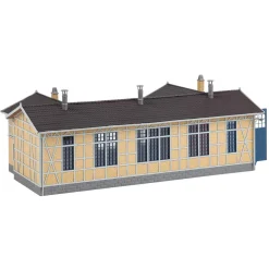 Modélisme ferroviaire HO : Hangar à locomotives, 1 emplacement - Faller