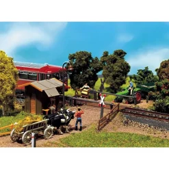 Modélisme ferroviaire HO : Passage à niveau 1/87 - Faller