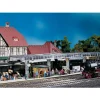 Modélisme ferroviaire HO : Quai avec kiosque - Faller