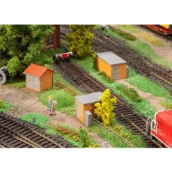 Modélisme ferroviaire HO : Sous-stations en briques - Faller