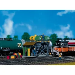 Modélisme ferroviaire HO : Réservoir de gaz-oil pour locomotives Diesel - Faller