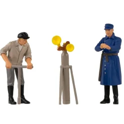 Modélisme G : Figurines : personnel poseur de voies - Faller
