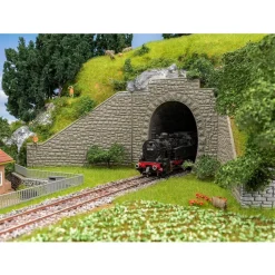 Modélisme HO : 2 entrée de tunnel, 1 voie - Faller