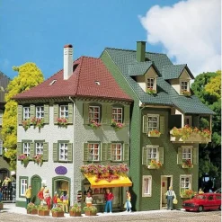 Modélisme HO : 2 immeubles d'habitation - Faller