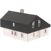 Modélisme HO : Maison toit en panneaux - Faller