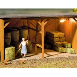 Modélisme HO : Accessoires de décor : 20 balles de foin - Faller