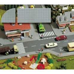 Modélisme HO : Accessoires de décor : Plaques de trottoir - Busch