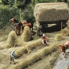 Modélisme HO : Accessoires de décor : Ferme : Récolte du foin - Faller