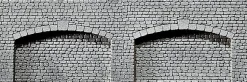 Modélisme HO : Dalle décorative : 2 arcades - Faller