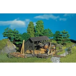 Modélisme HO : Dépôt de bois - Faller