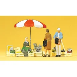 Modélisme HO : Figurines : Au marché - Preiser