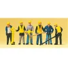 Modélisme HO : Figurines - Equipe de poseur de voie - Preiser