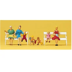 Modélisme HO : Figurines : Mamans avec enfants - Preiser