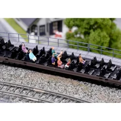 Modélisme HO : Figurines : Personnes assises, sans jambes - Faller
