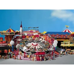 Modélisme HO : Fête foraine : Manège Flipper - Faller