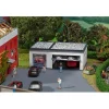 Modélisme HO : Garage double avec pièces de commande - Faller