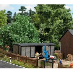 Modélisme HO : Hangar de jardin - Busch