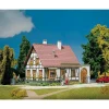 Modélisme HO : Maison à colombages avec garage - Faller