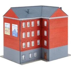 Modélisme HO : Maison d'angle de ville avec studio de tatouage - Faller