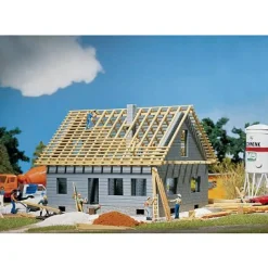 Modélisme HO : Maison en cours de construction - Faller