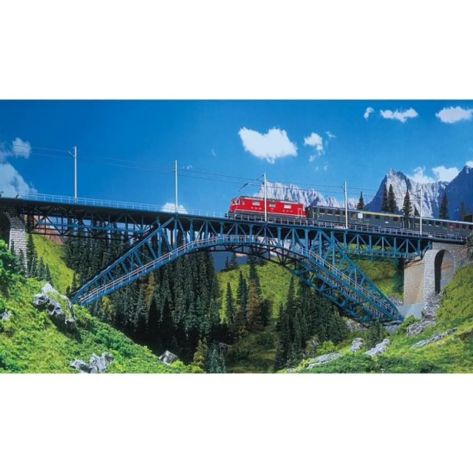 Modélisme HO : Pont de la Bietschtal à 2 voies - Faller