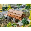 Modélisme HO : Pont ferroviaire en bois - Faller