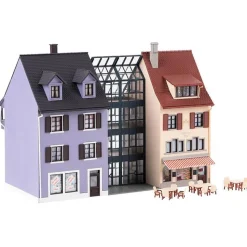 Modélisme HO : Rangée de maisons provinciales - Faller