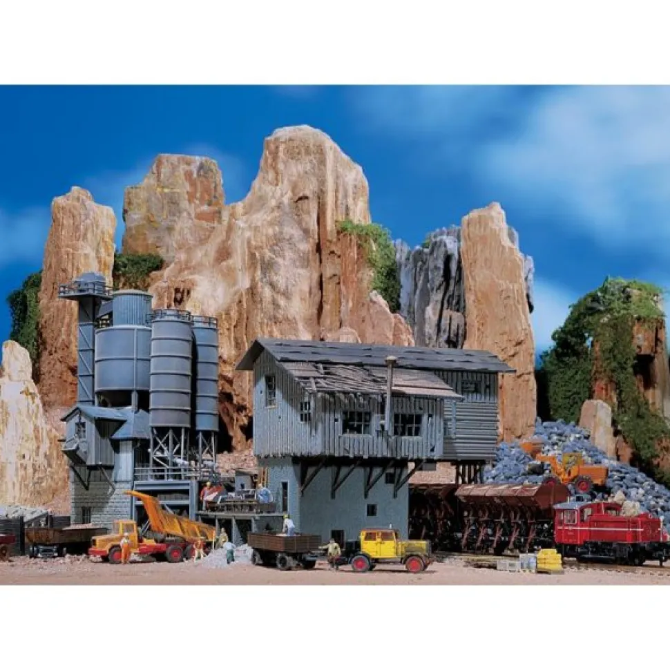 Modélisme HO : Vieille usine de ballast - Faller