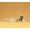 Modélisme HO Figurines : Moutons et bergers - Preiser