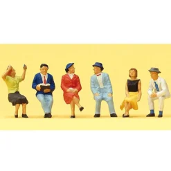 Modélisme HO Figurines : Personnages assis - Preiser