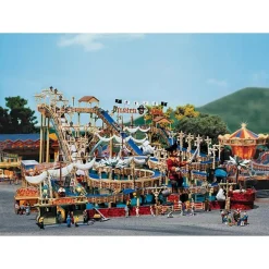 Modélisme HO : Fête foraine : Parcours de torrent Ile aux Pirates - Faller