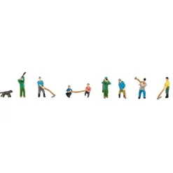 Modélisme N : figurines : Forestiers et chasseurs - Faller