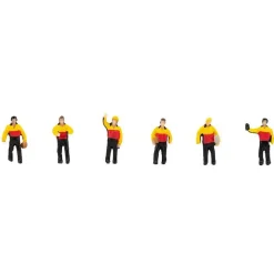 Modélisme N : figurines : Porteurs de colis - Faller