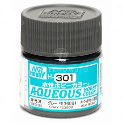 Mr Hobby -Gunze Aqueous Hobby Colors (10 ml) Gray FS 36081 - Mr Hobby - Gunze
