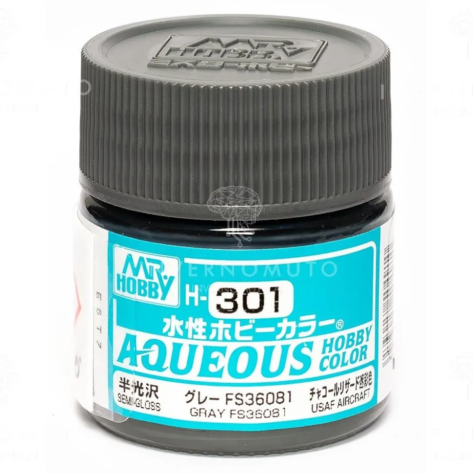 Mr Hobby -Gunze Aqueous Hobby Colors (10 ml) Gray FS 36081 - Mr Hobby - Gunze