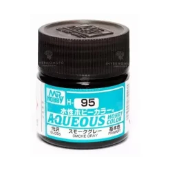Mr Hobby -Gunze Aqueous Hobby Colors (10 ml) Smoke Gray - Mr Hobby - Gunze