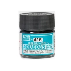 Mr Hobby -Gunze Aqueous Hobby Colors (10 ml) RLM66 Black Gray - Mr Hobby - Gunze